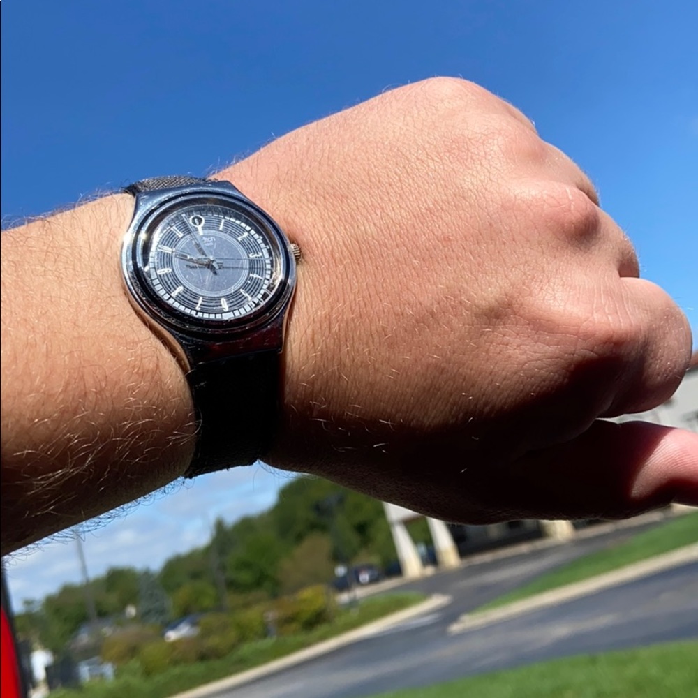 Swatch watch irony